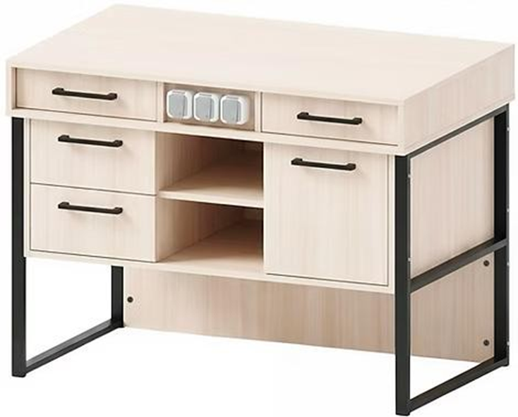 СТІЛ демонстраційний з розетками, з стільницею HPL, 1200х750х900мм, ТМ Komodo